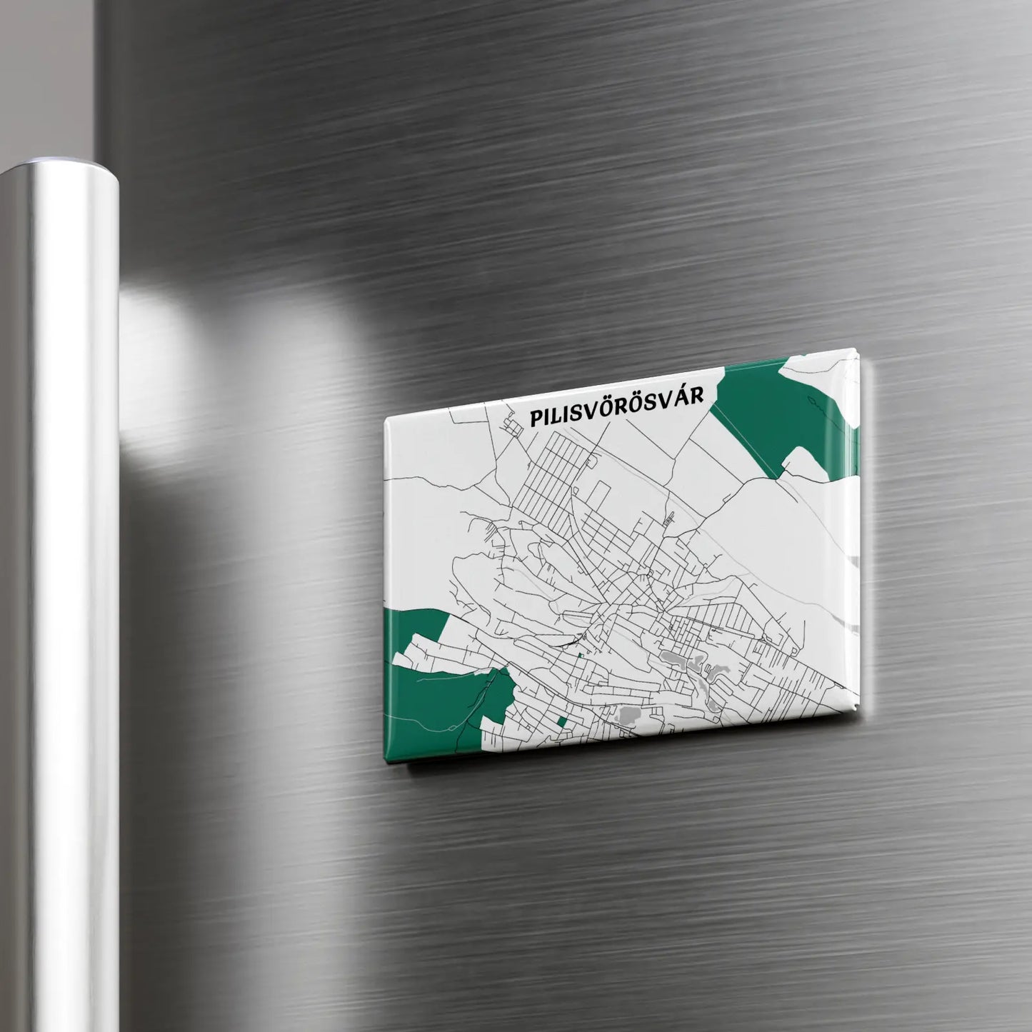 Pilisvörösvár - Térképes hűtőmágnes