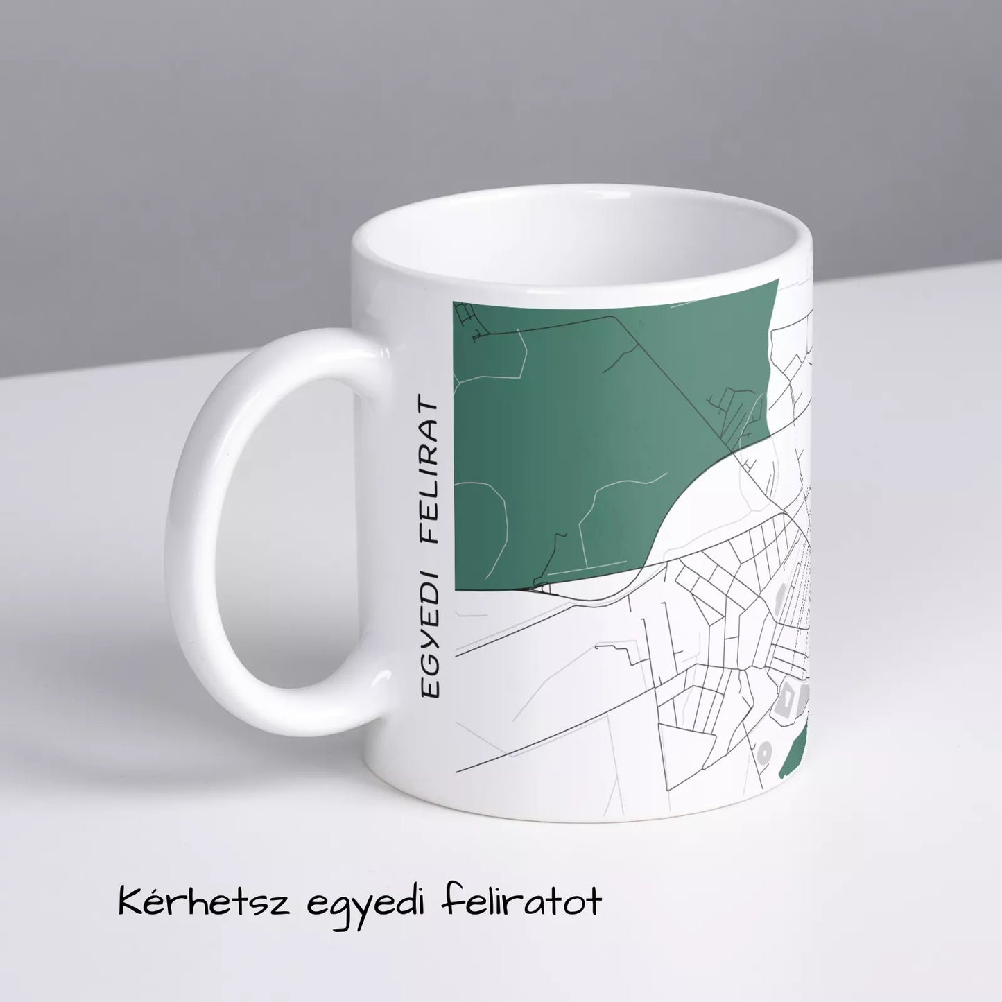 Püspökladány - Térképes bögre