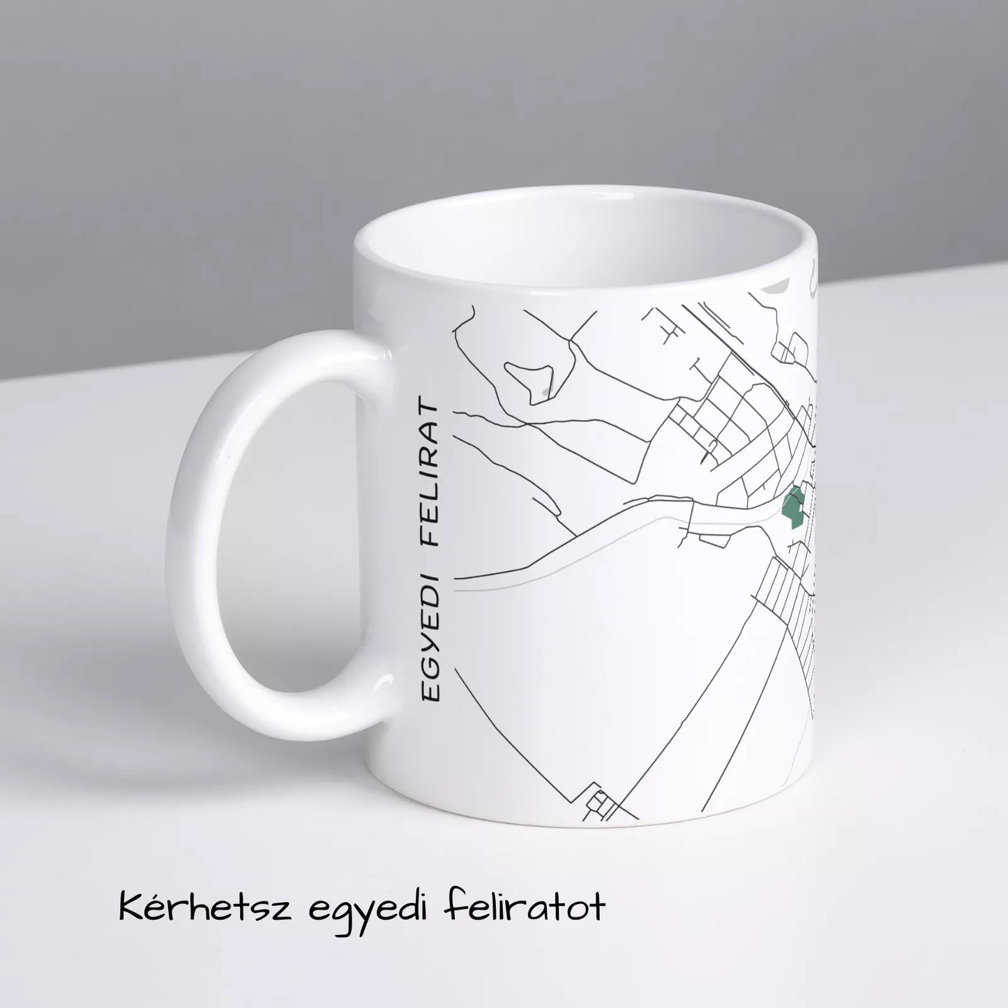 Sajószentpéter - Térképes bögre