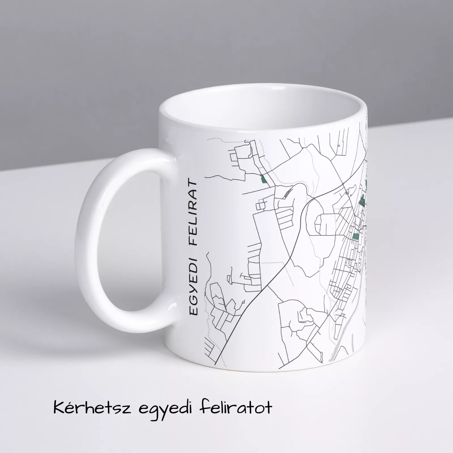 Sárospatak - Térképes bögre