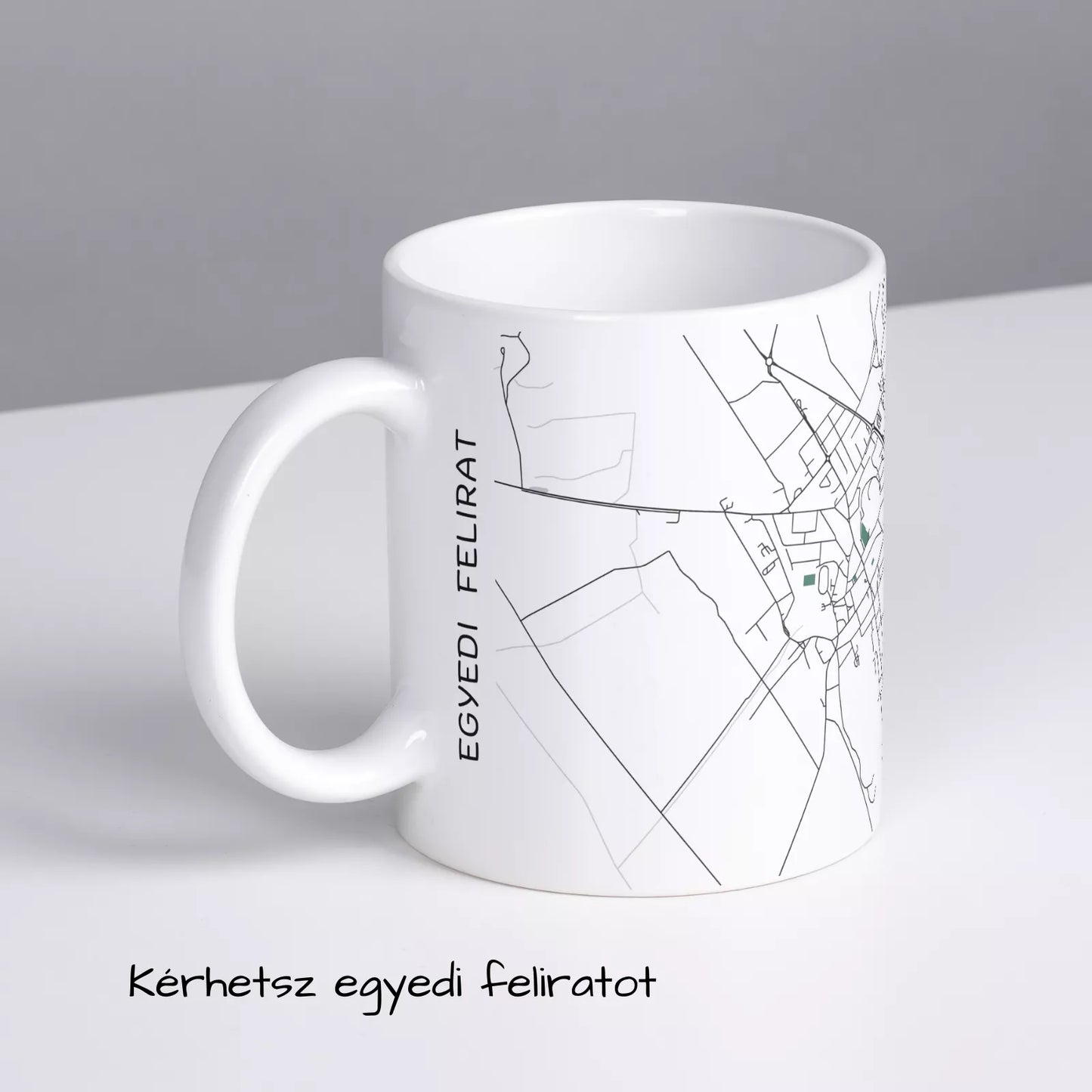 Sümeg - Térképes bögre