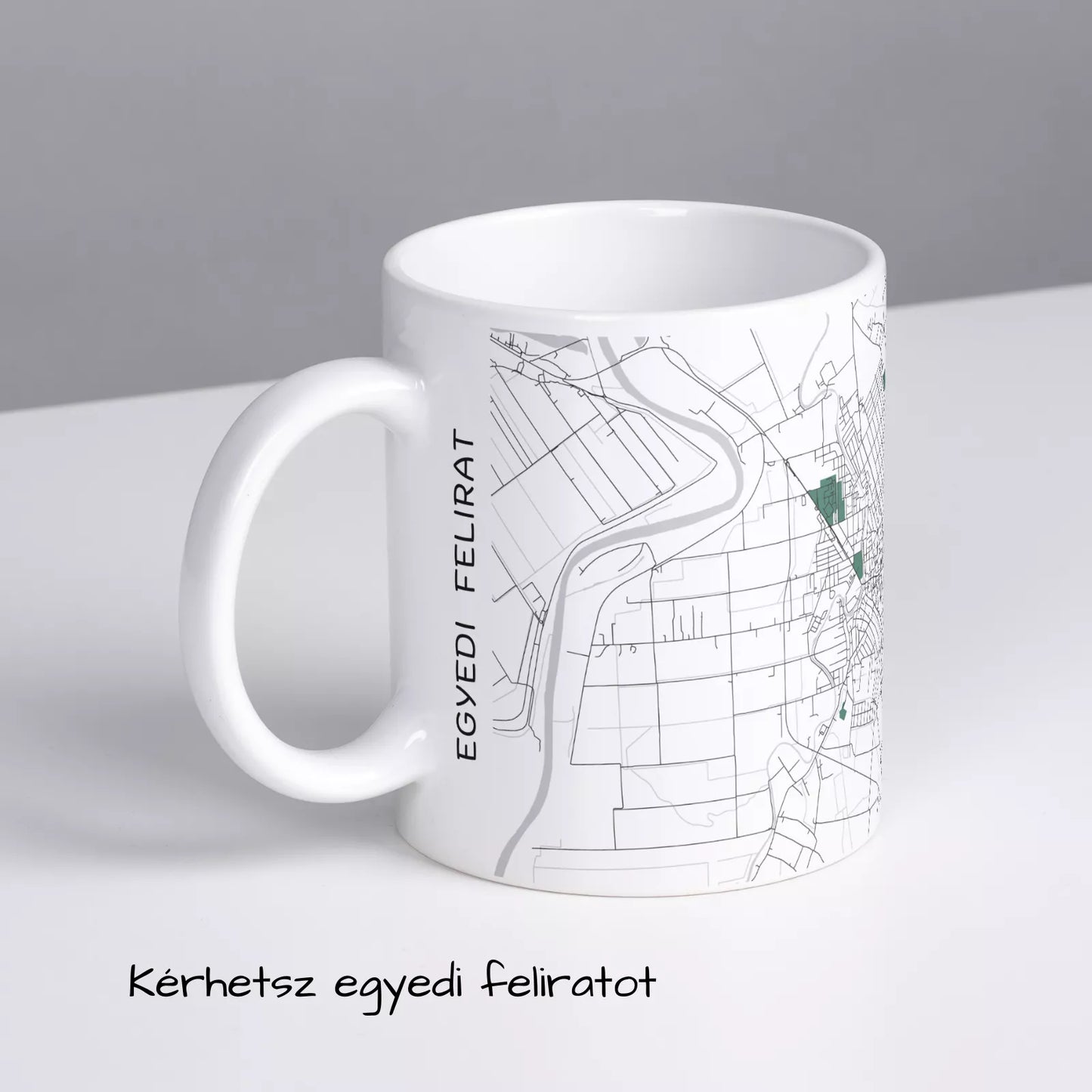 Szentes - Térképes bögre