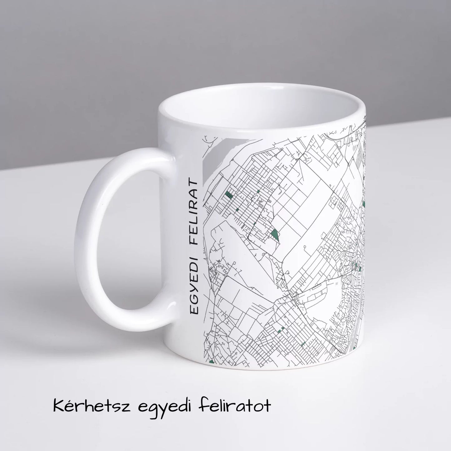 Szigetszentmiklós - Térképes bögre