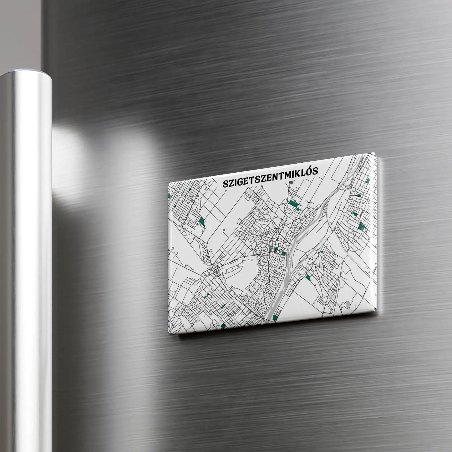 Szigetszentmiklós - Térképes hűtőmágnes