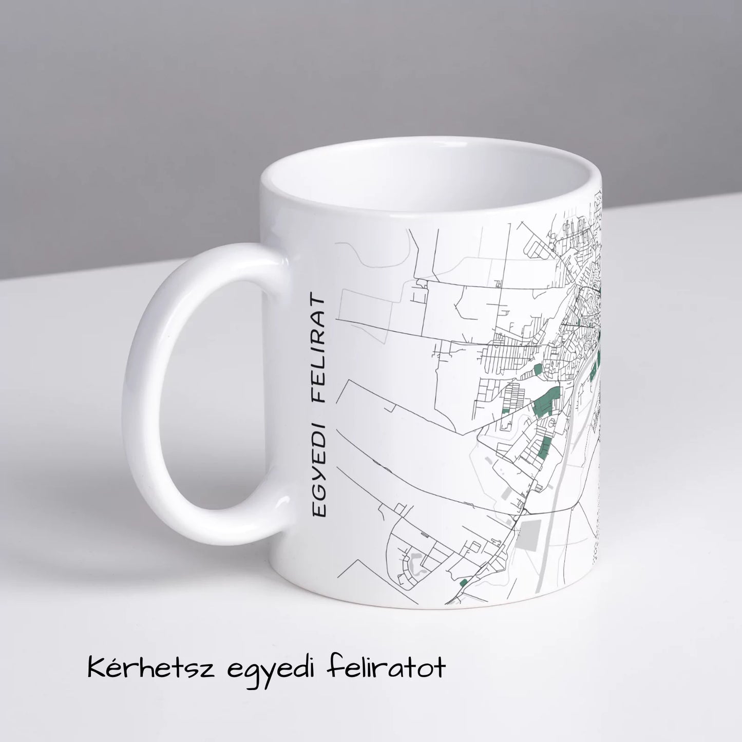 Szolnok - Térképes bögre