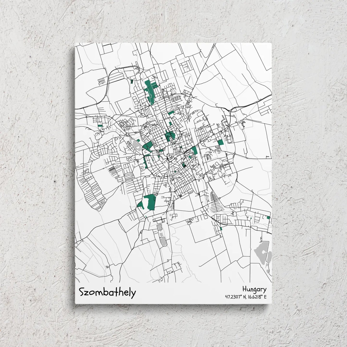 Szombathely vászonkép