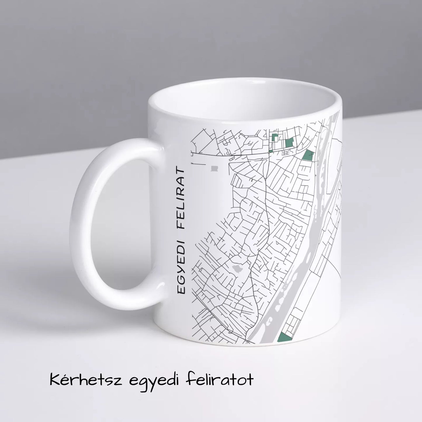 Taksony - Térképes bögre