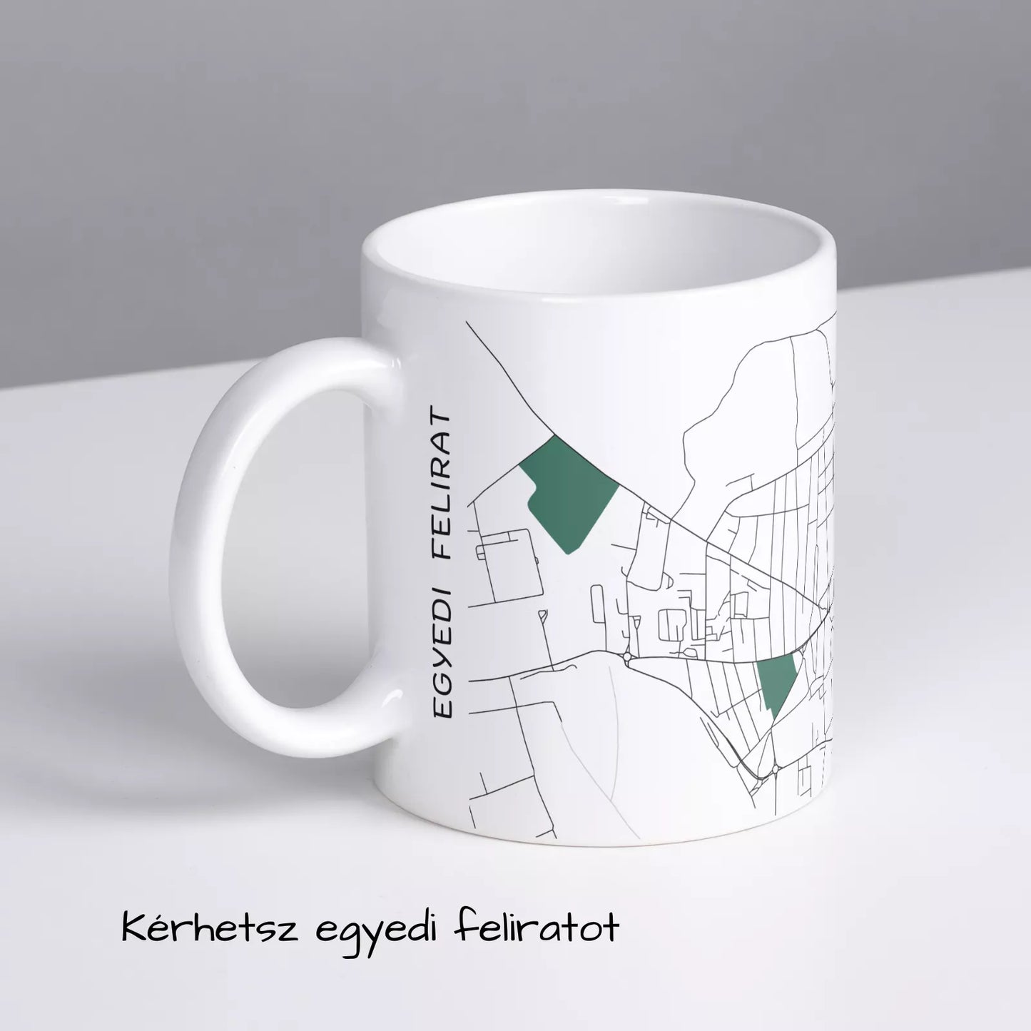 Tapolca - Térképes bögre