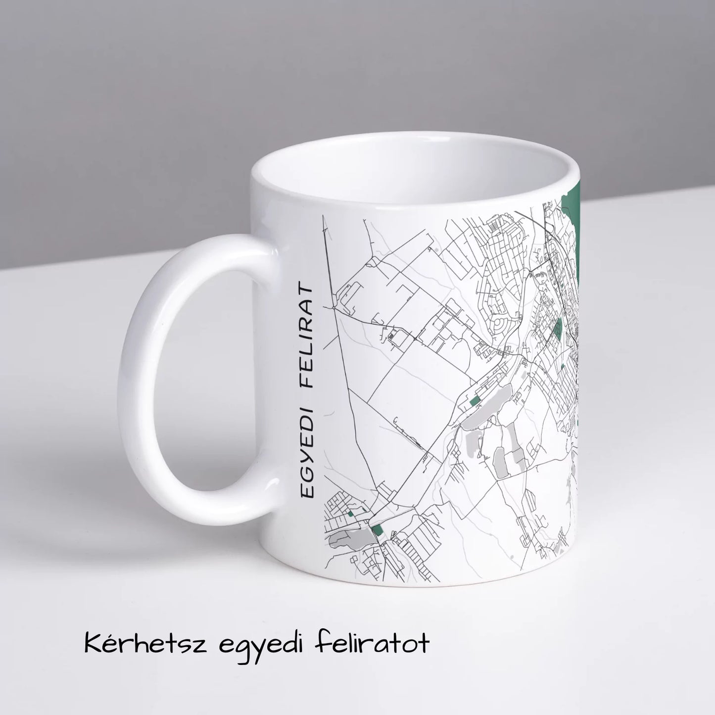 Tatabánya - Térképes bögre