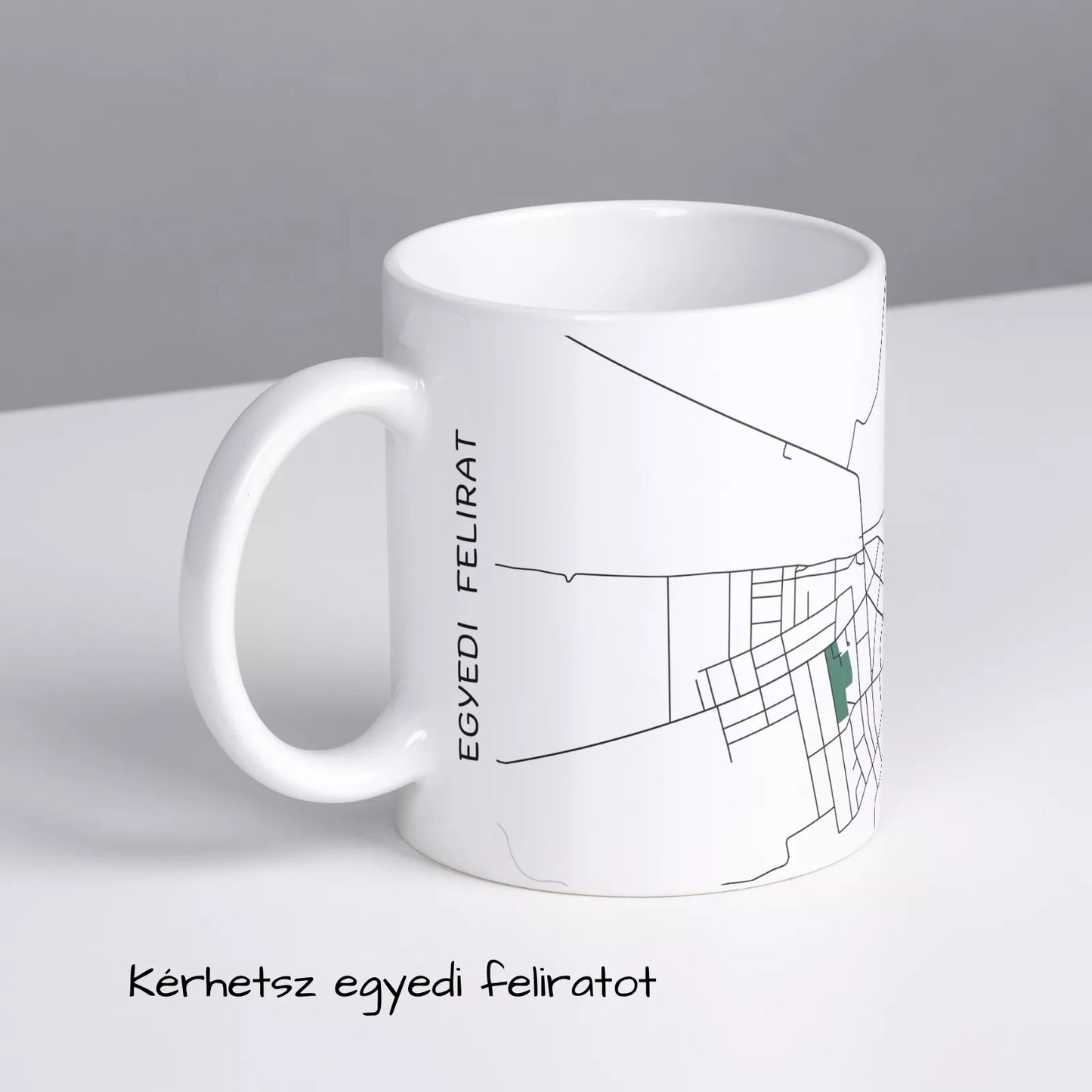 Tiszalúc - Térképes bögre