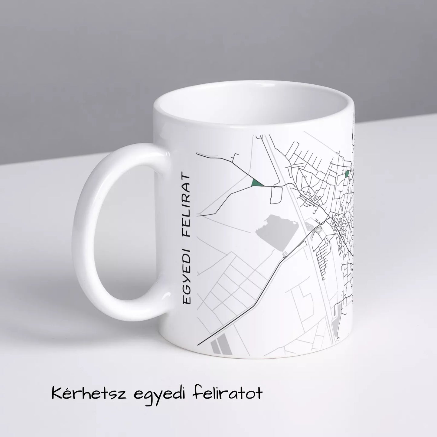 Tiszavasvári - Térképes bögre