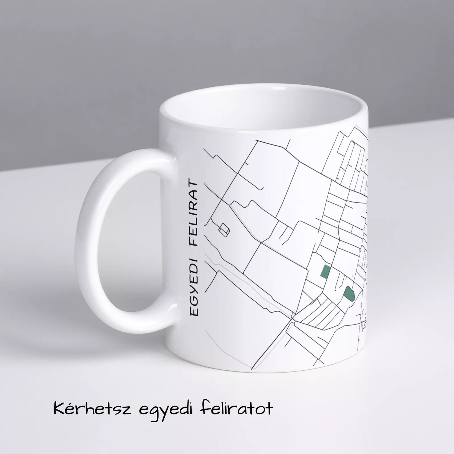 Törtel - Térképes bögre