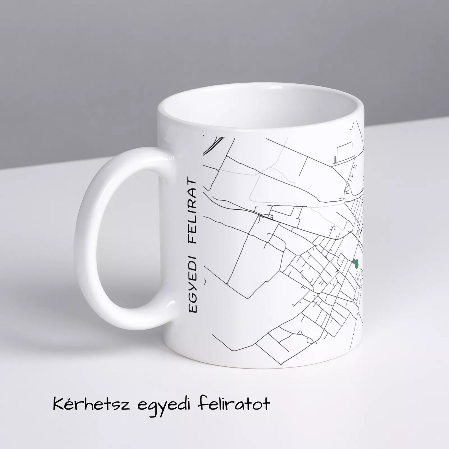 Üllő - Térképes bögre