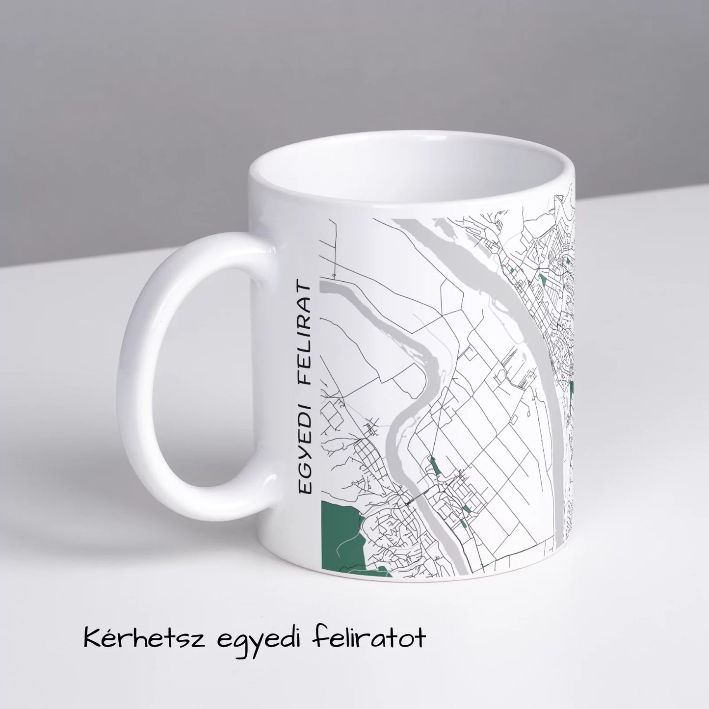 Vác - Térképes bögre