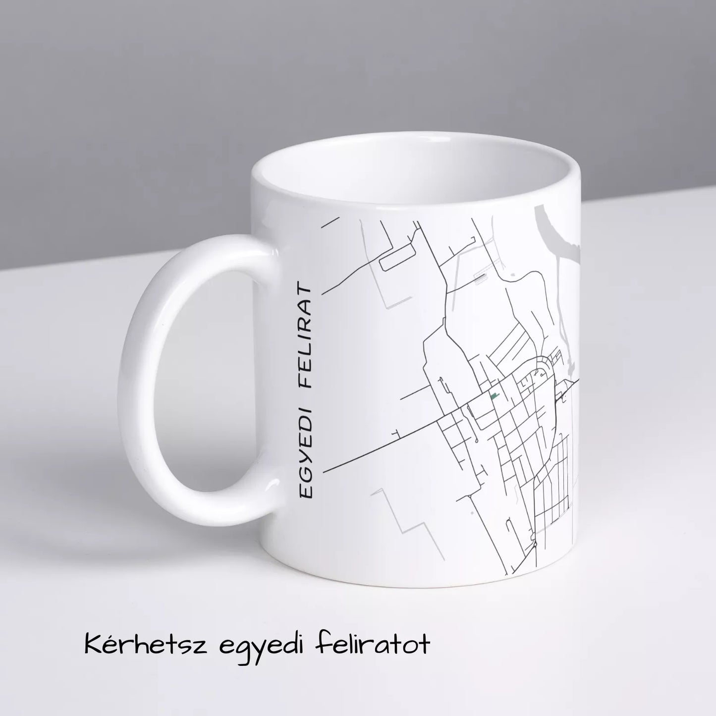 Vásárosnamény - Térképes bögre