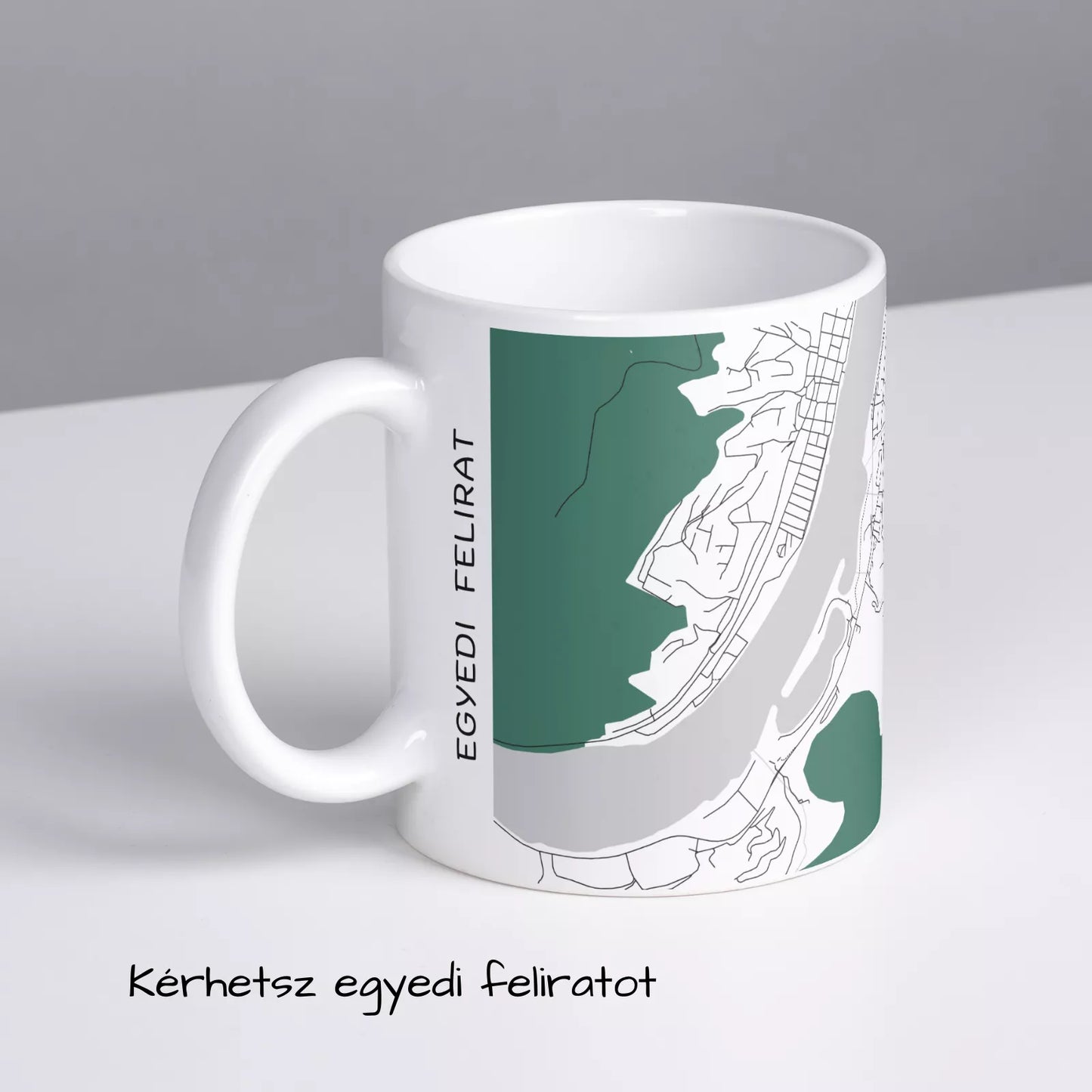 Visegrád - Térképes bögre