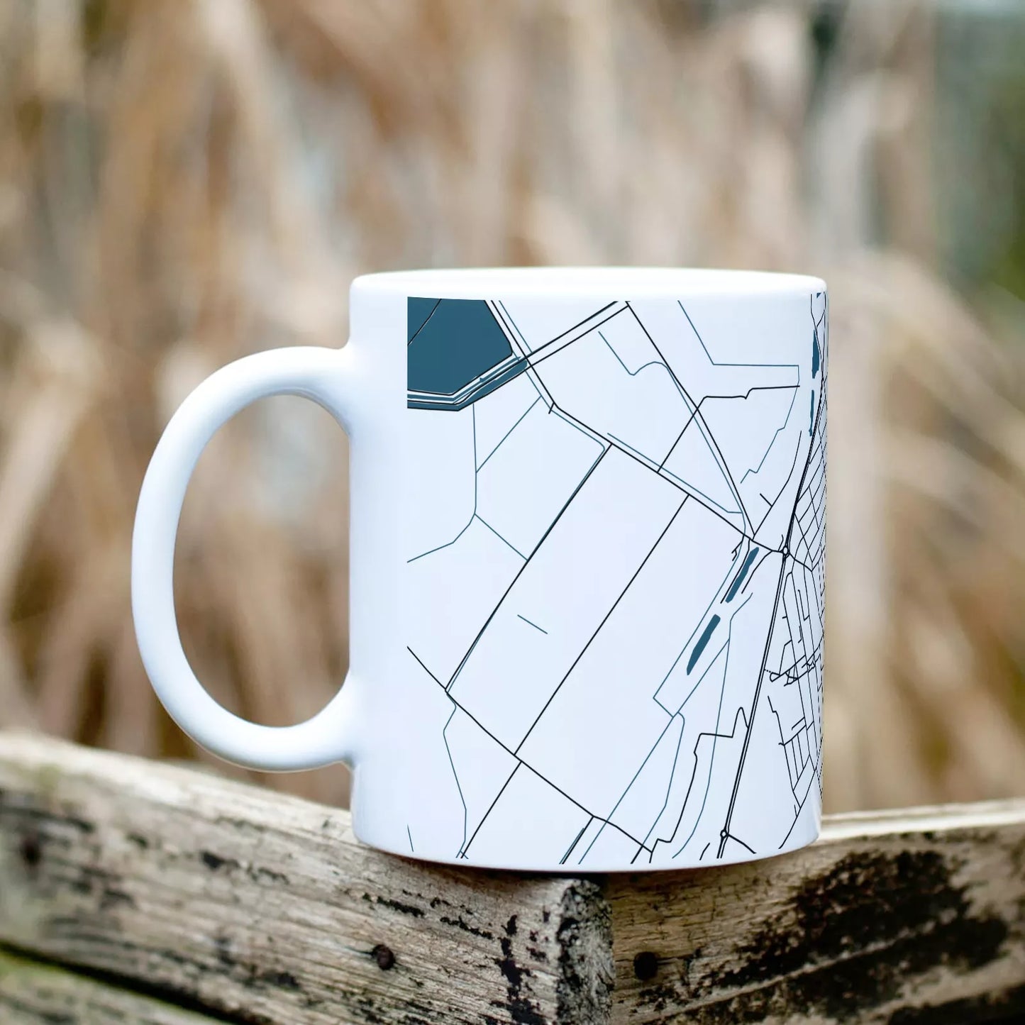 Algyő - Térképes bögre