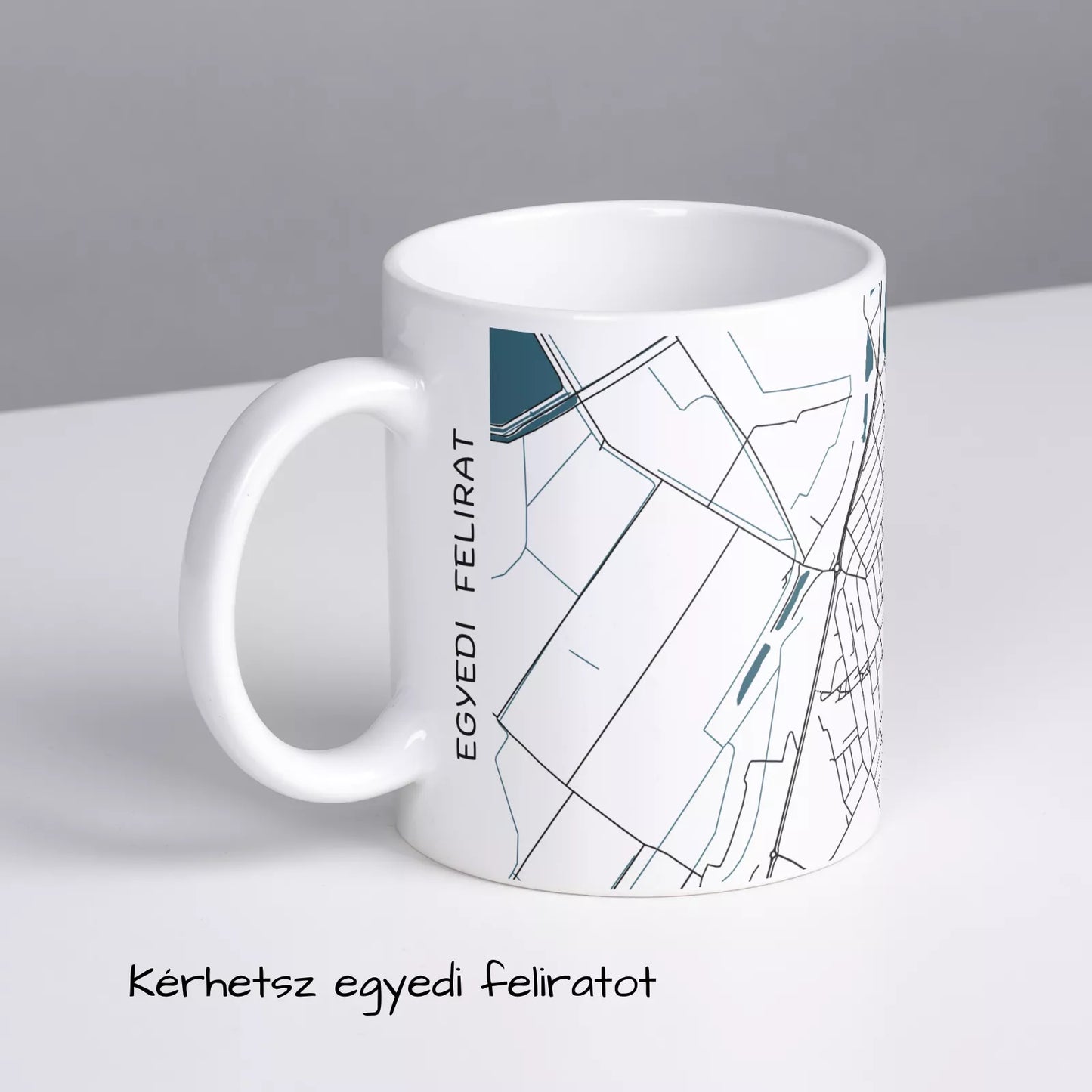 Algyő - Térképes bögre