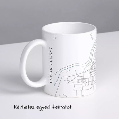 Balassagyarmat - Térképes bögre