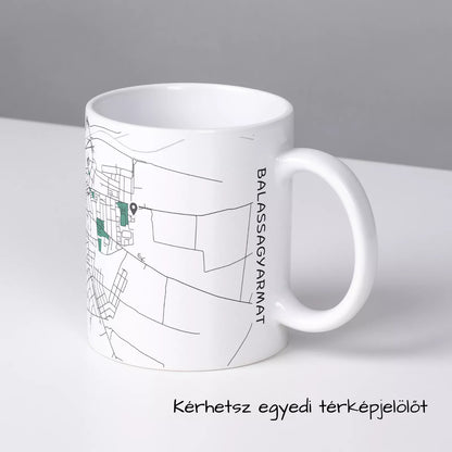 Balassagyarmat - Térképes bögre