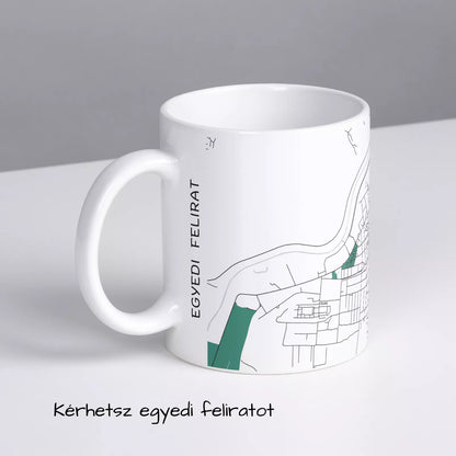 Balassagyarmat - Térképes bögre