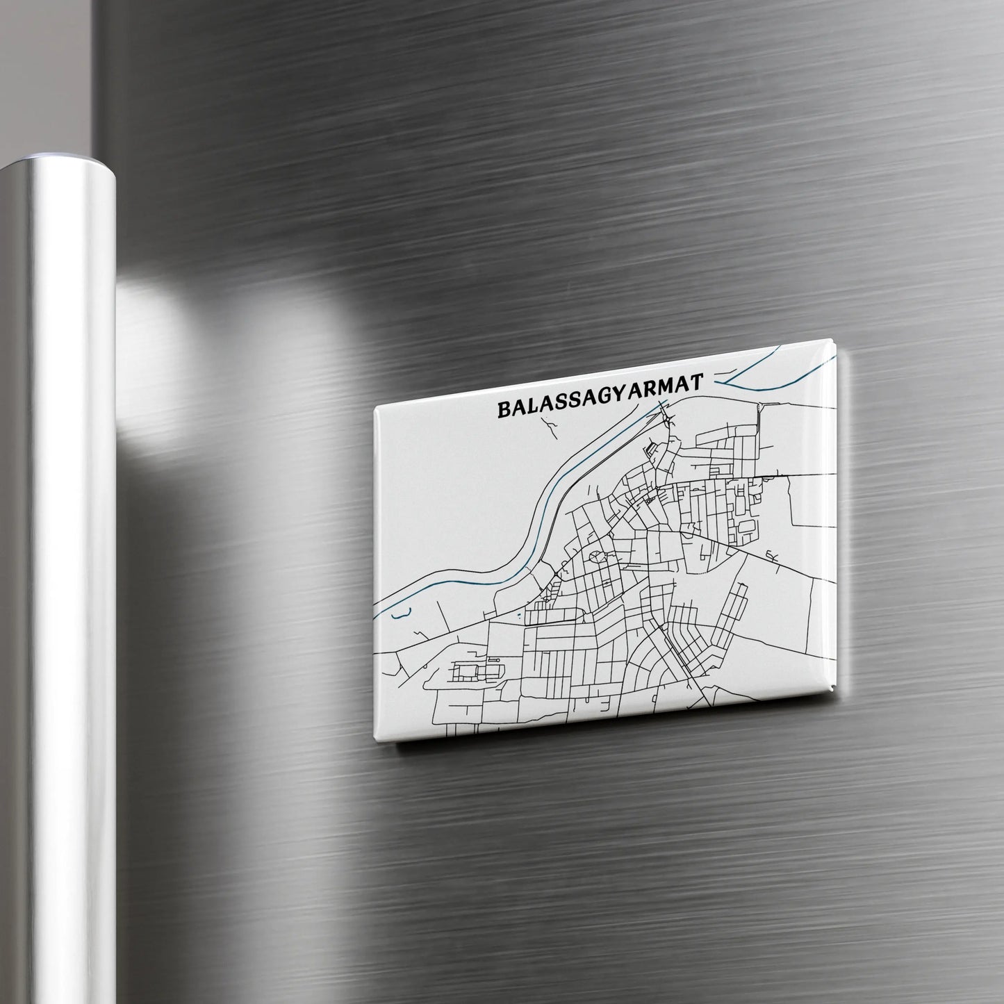 Balassagyarmat - Térképes hűtőmágnes