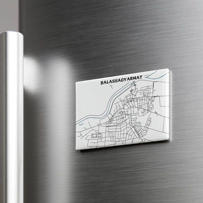 Balassagyarmat - Térképes hűtőmágnes