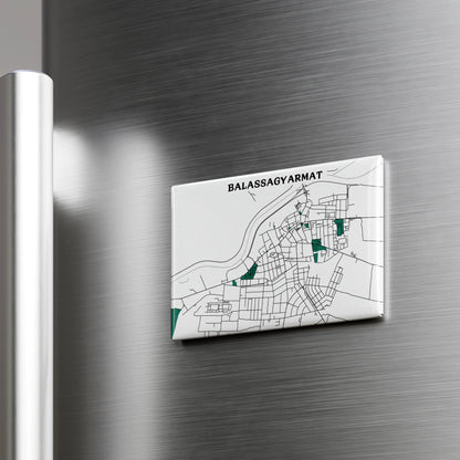 Balassagyarmat - Térképes hűtőmágnes