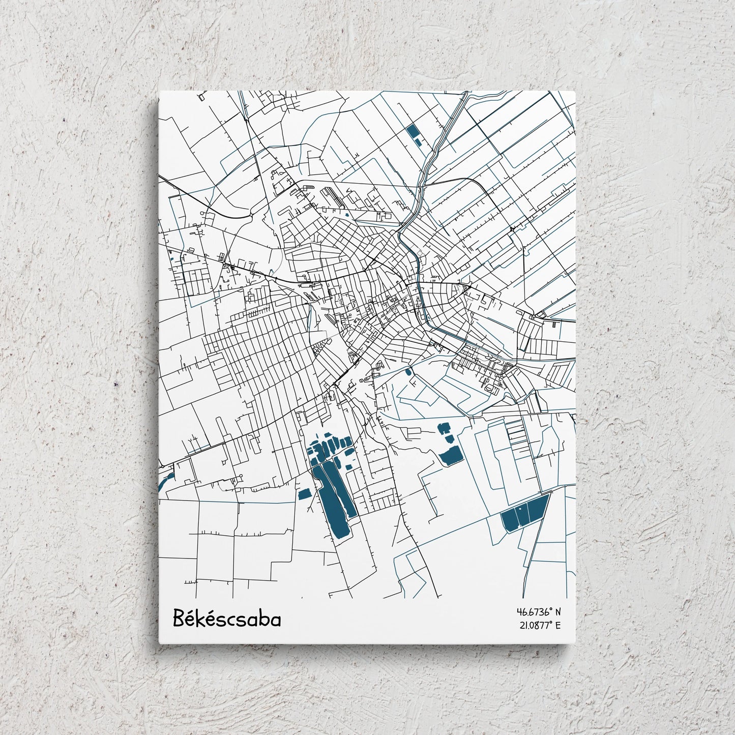 Békéscsaba vászonkép