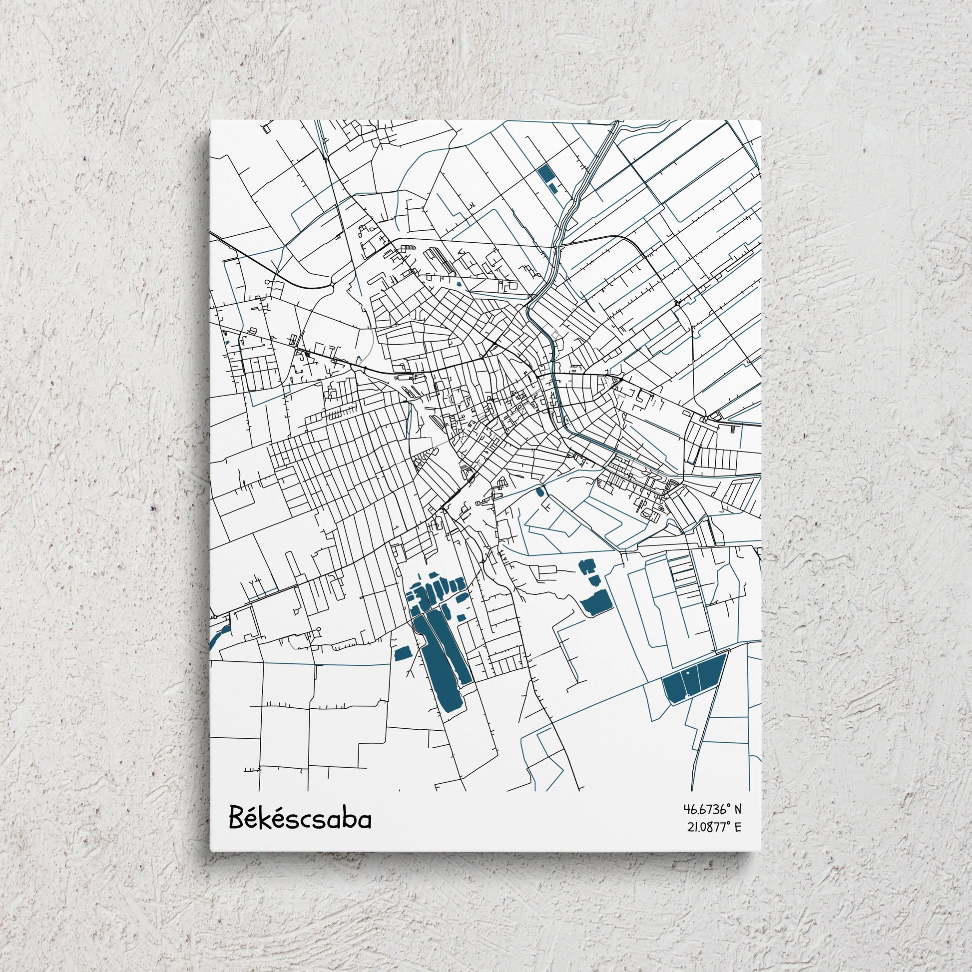 Békéscsaba vászonkép