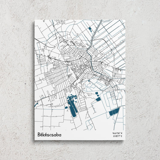 Békéscsaba vászonkép