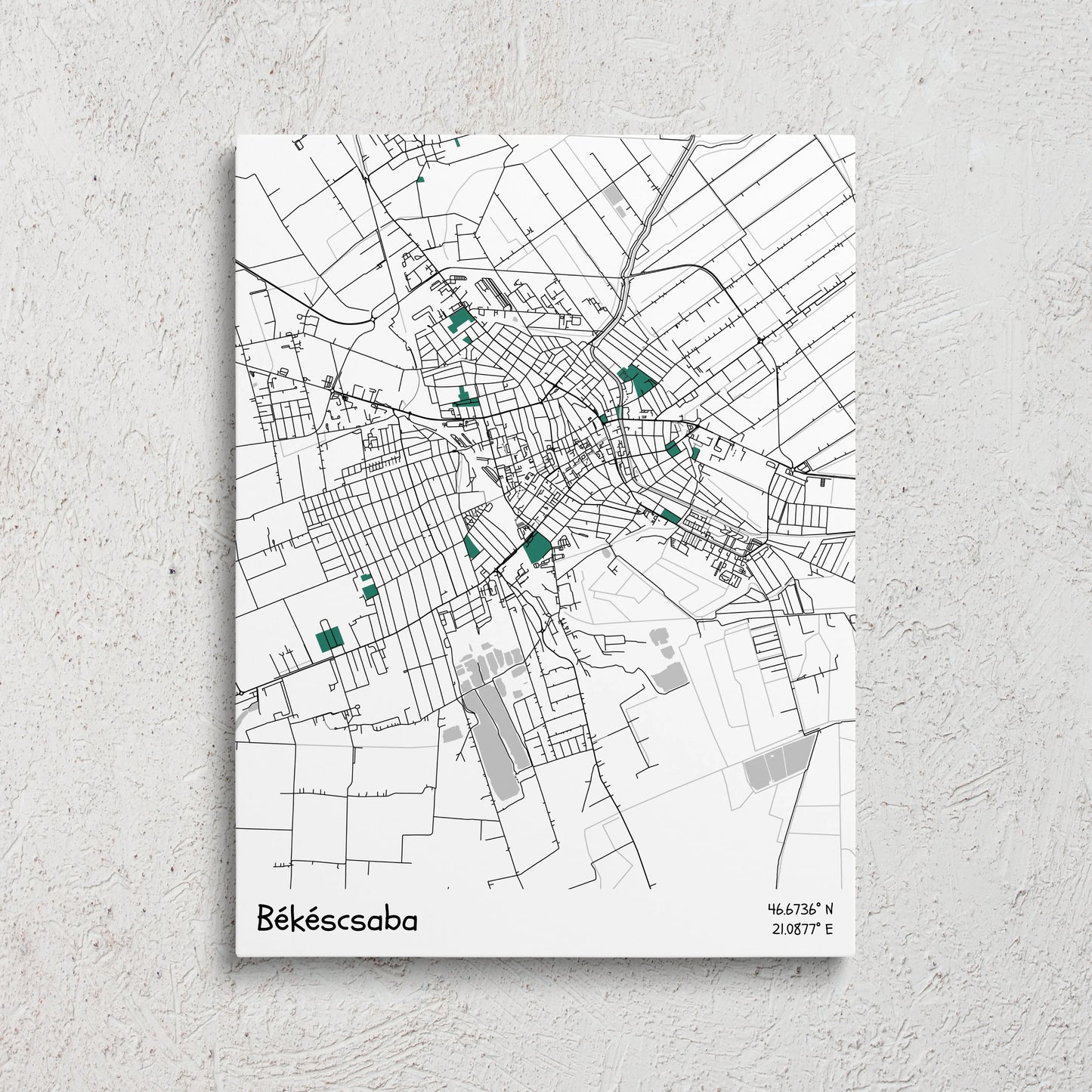 Békéscsaba vászonkép