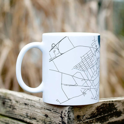 Bicske - Térképes bögre