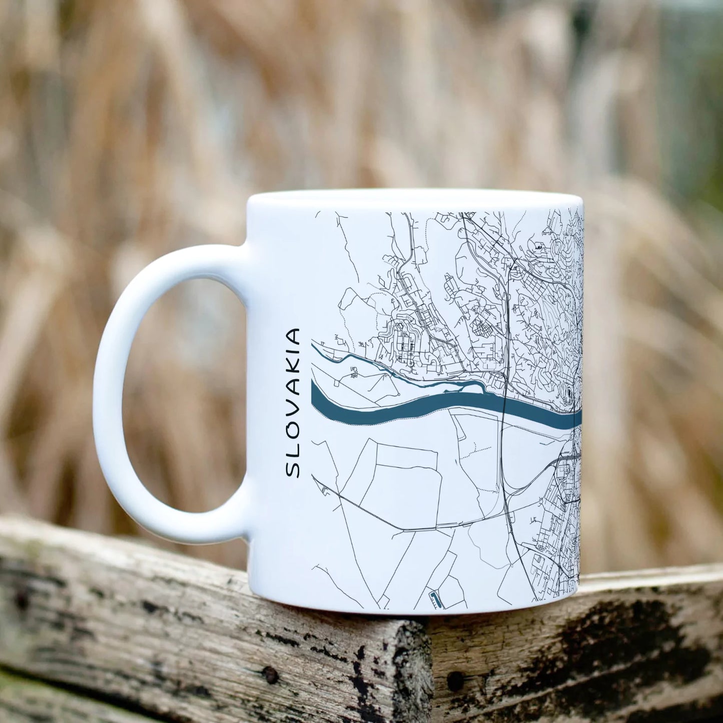 Pozsony - Térképes bögre