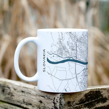 Pozsony - Térképes bögre