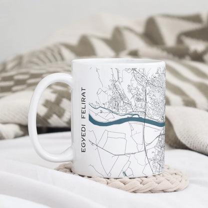 Pozsony - Térképes bögre