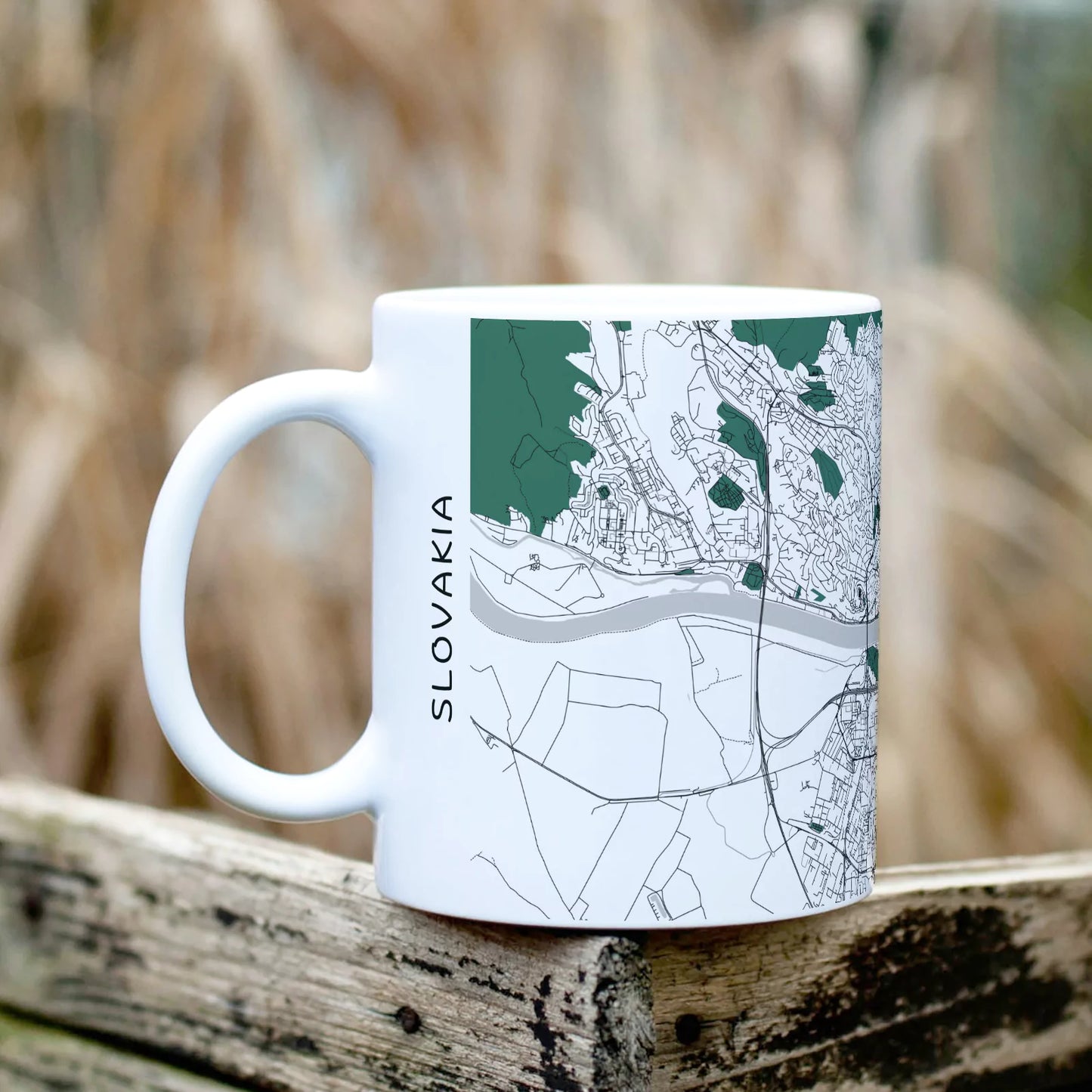 Pozsony - Térképes bögre