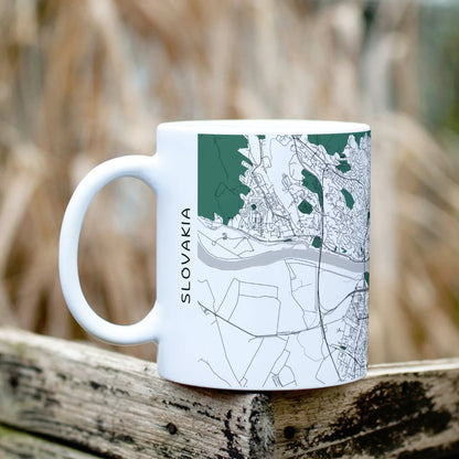 Pozsony - Térképes bögre