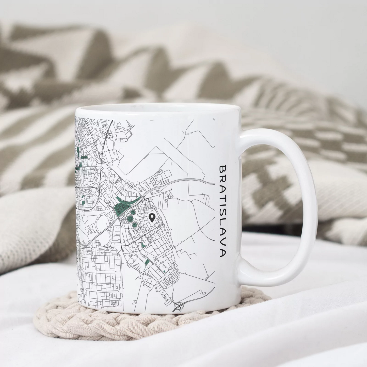 Pozsony - Térképes bögre