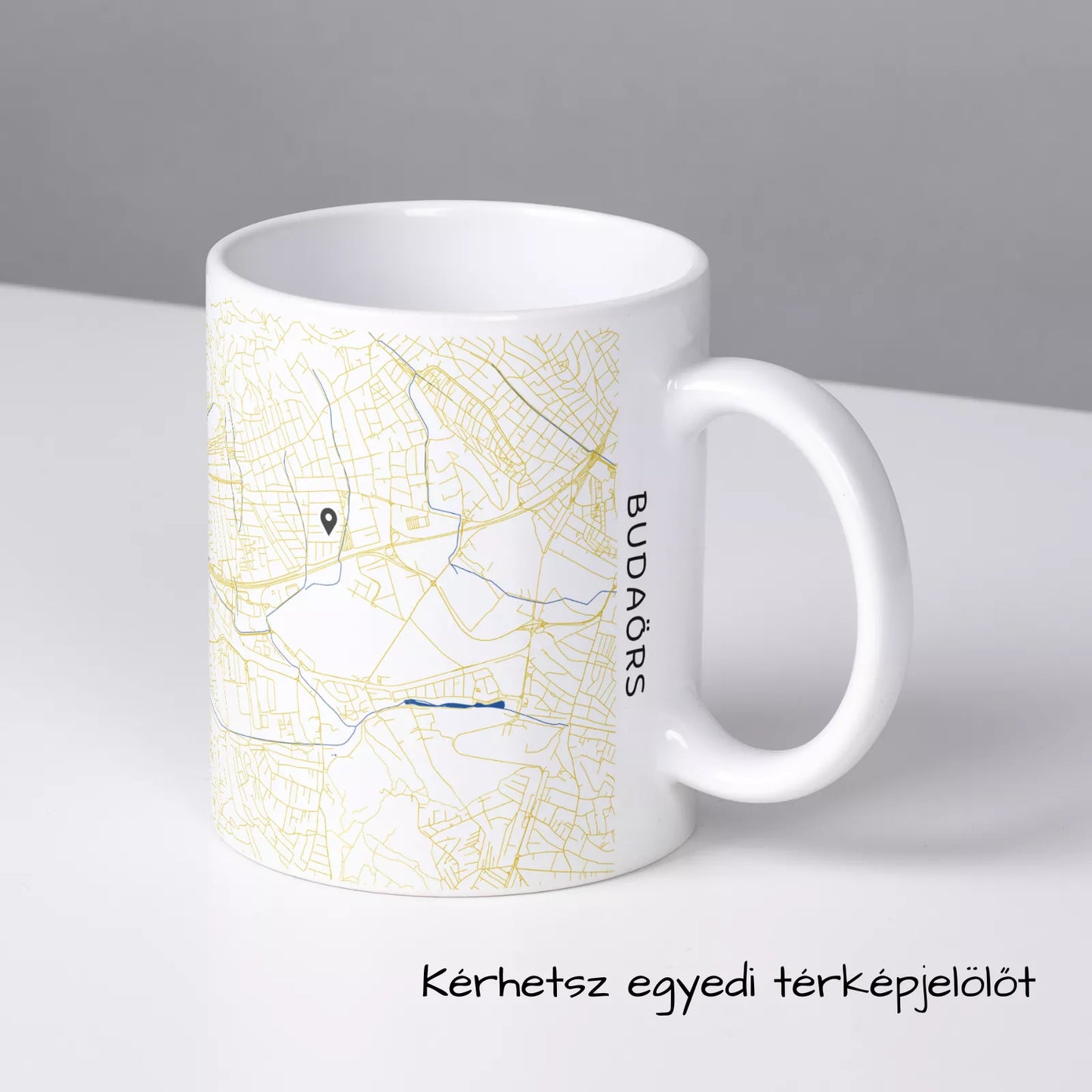 Budaörs - Térképes bögre