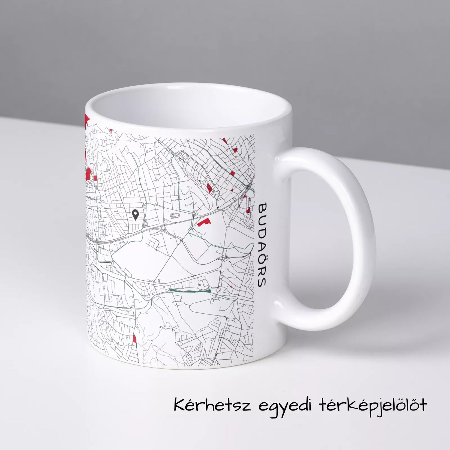 Budaörs - Térképes bögre