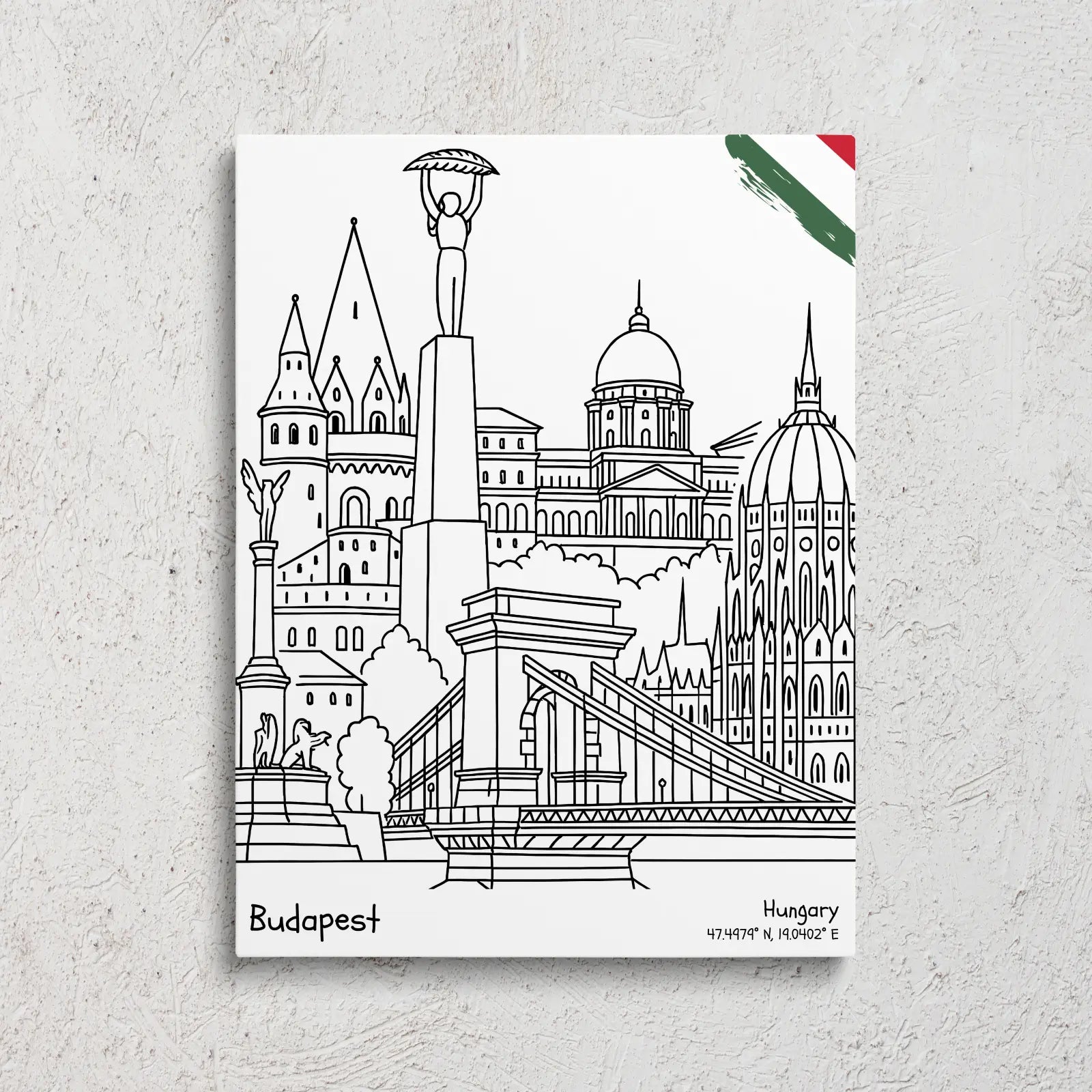 Budapest vászonkép