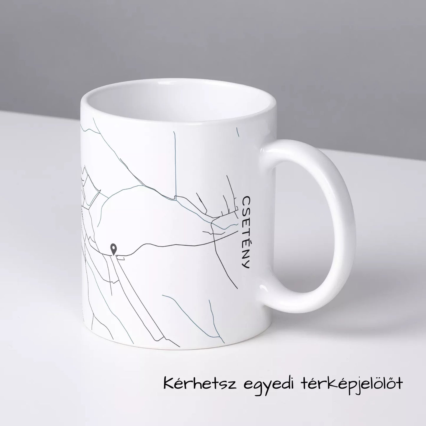 Csetény - Térképes bögre