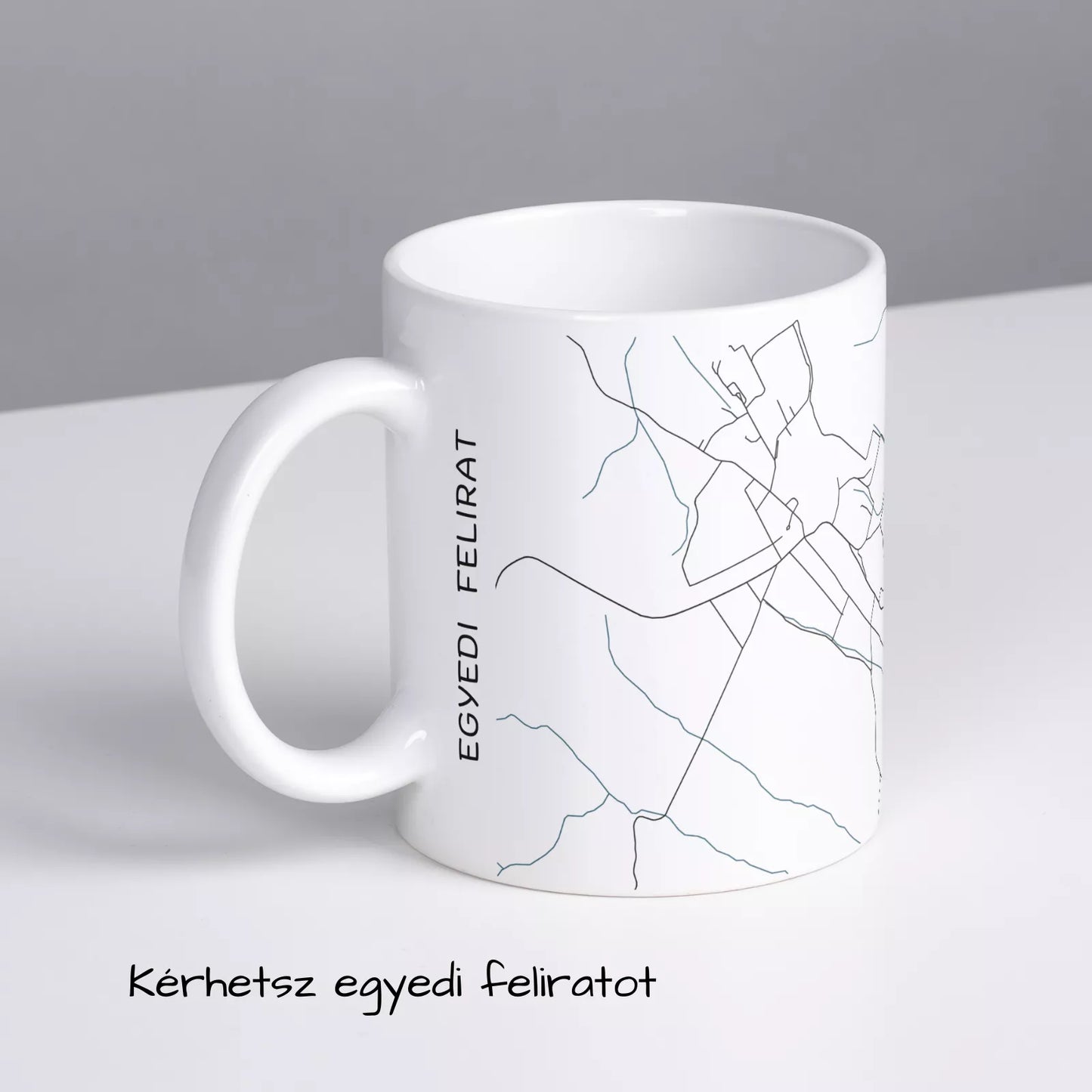 Csetény - Térképes bögre