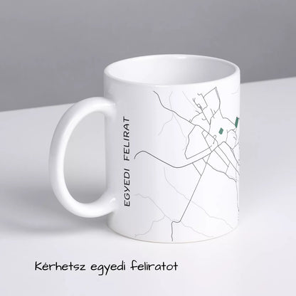 Csetény - Térképes bögre