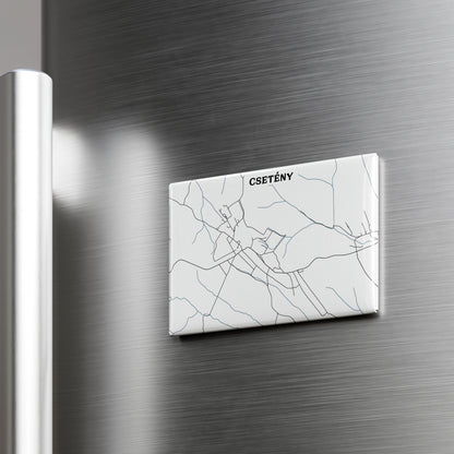 Csetény - Térképes hűtőmágnes