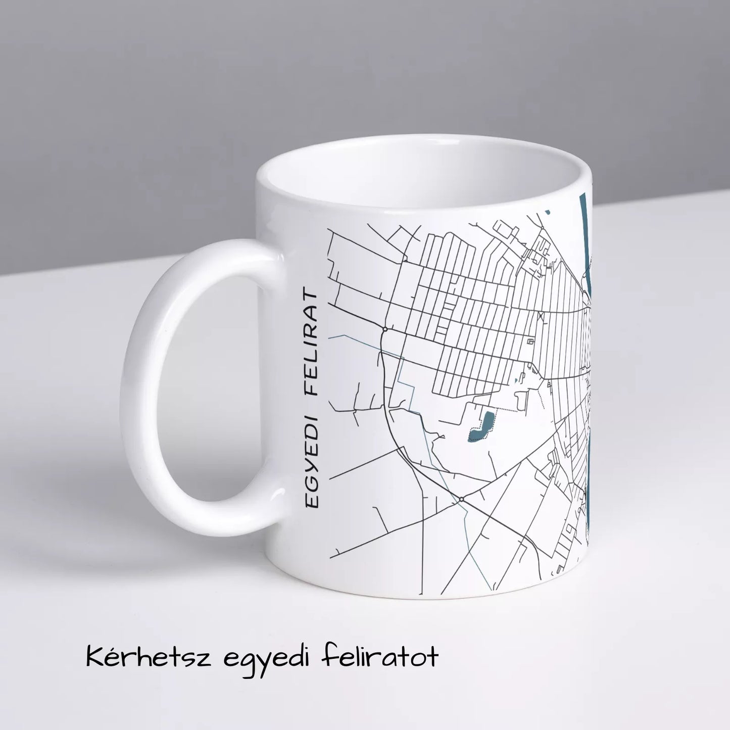 Csongrád - Térképes bögre