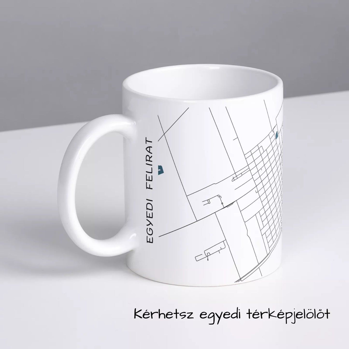 Csorvás - Térképes bögre