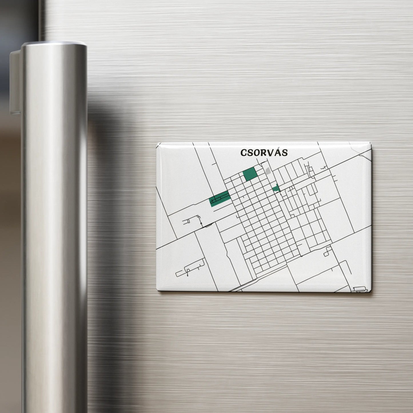 Csorvás hűtőmágnes