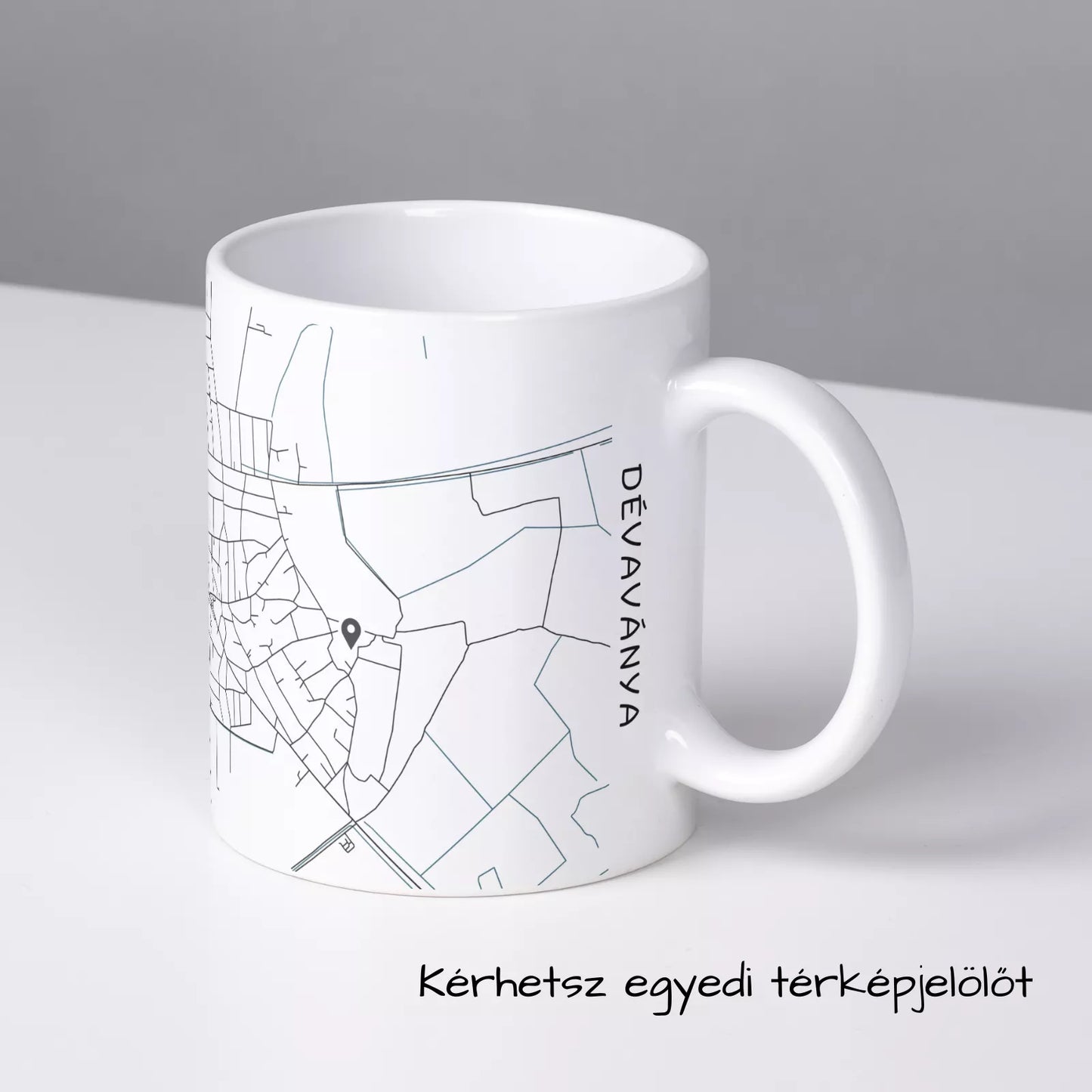 Dévaványa - Térképes bögre
